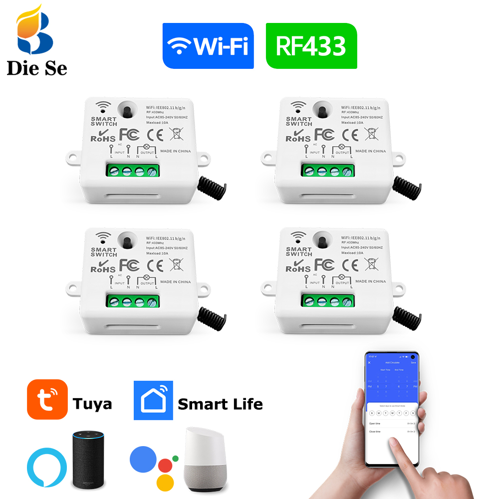 Home Automation Industry - Tuya – interrupteur d'éclairage intelligent WiFi,