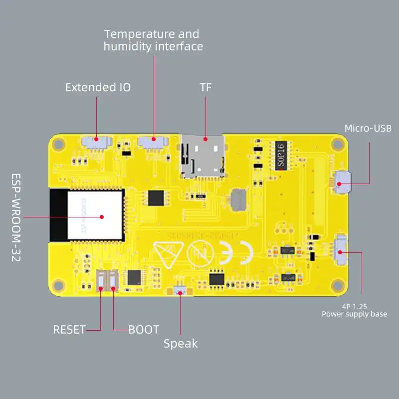 Home Automation Arduino - Module d'affichage LCD intelligent ESP32-3248S035 de