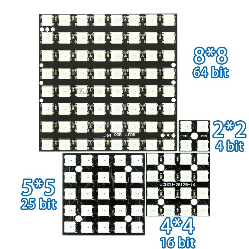 Rgb Led Matrix 8X8 - WS2812 LED 5050 RVB 8x8 4