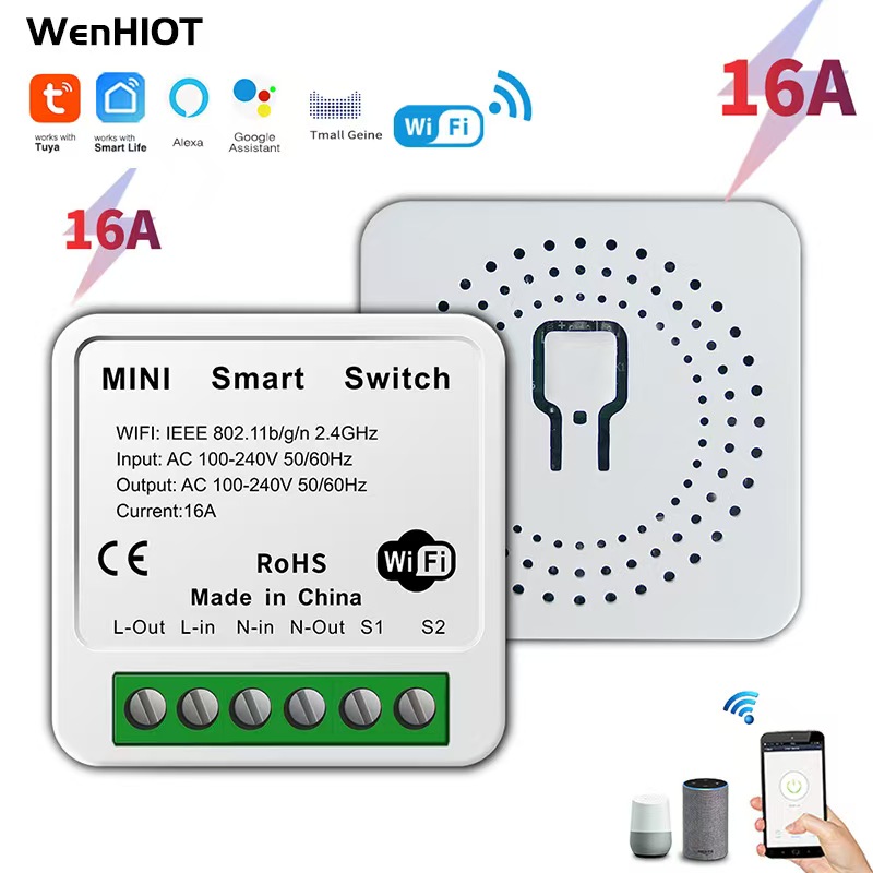 Smart Home Automation Diy - Interrupteur intelligent DIY mini 16A Tuya
