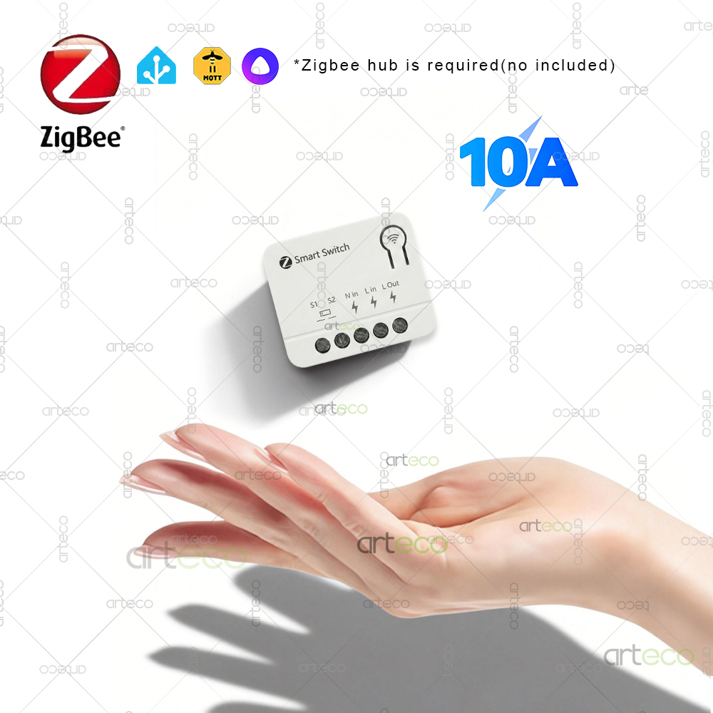 Smart Home Automation Diy - Module d'interrupteur intelligent mini Zigbee 10A