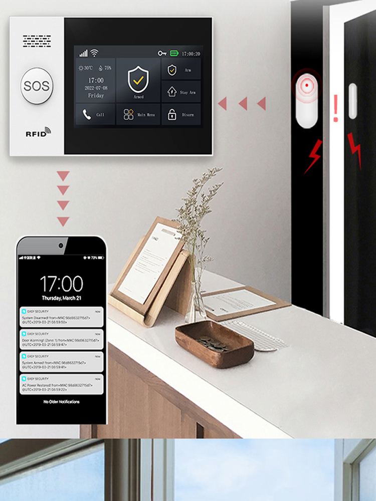 PGST107 Alarme intelligente 4G - Home Automation Industry avis et prix