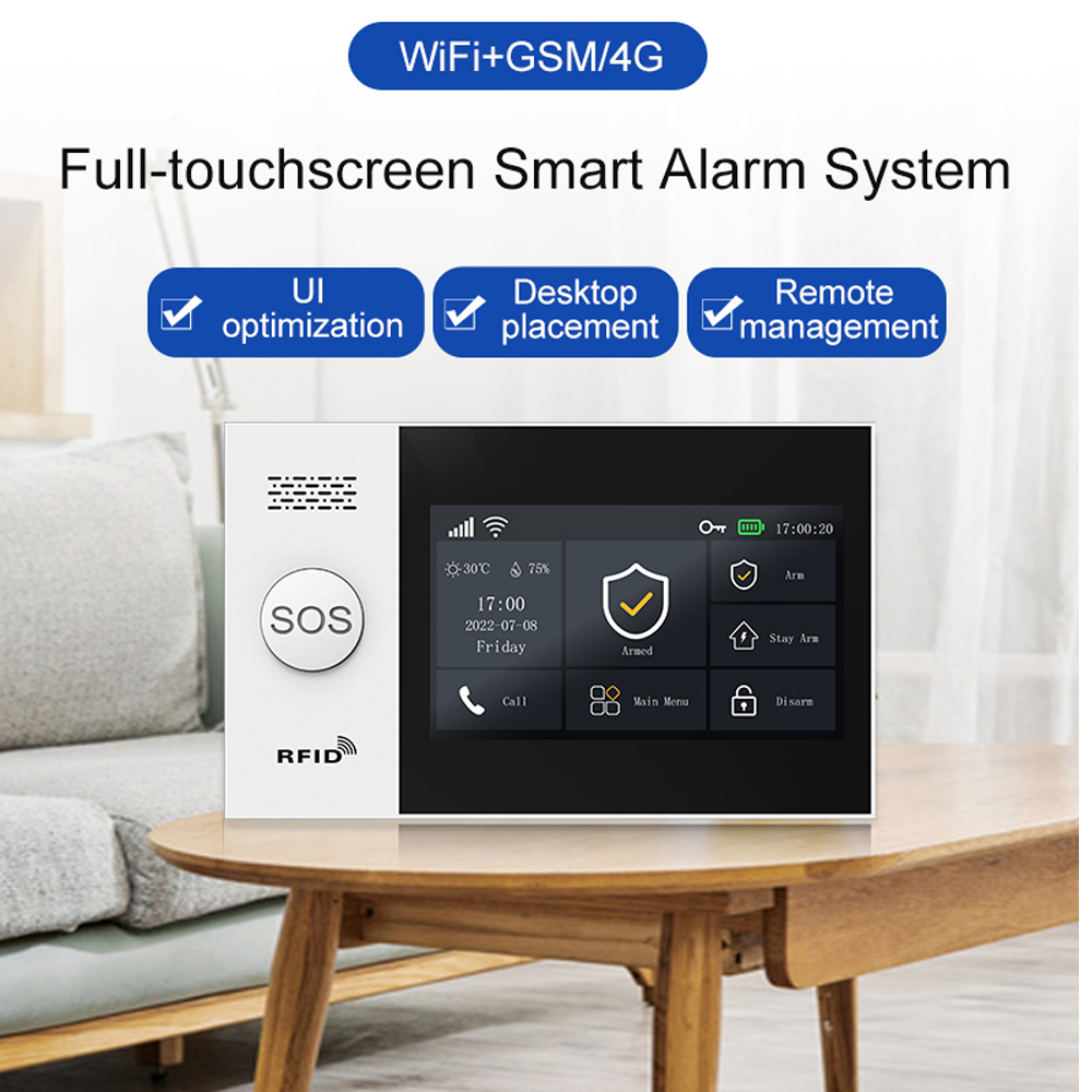 PGST107 Alarme intelligente 4G - Home Automation Industry avis et prix