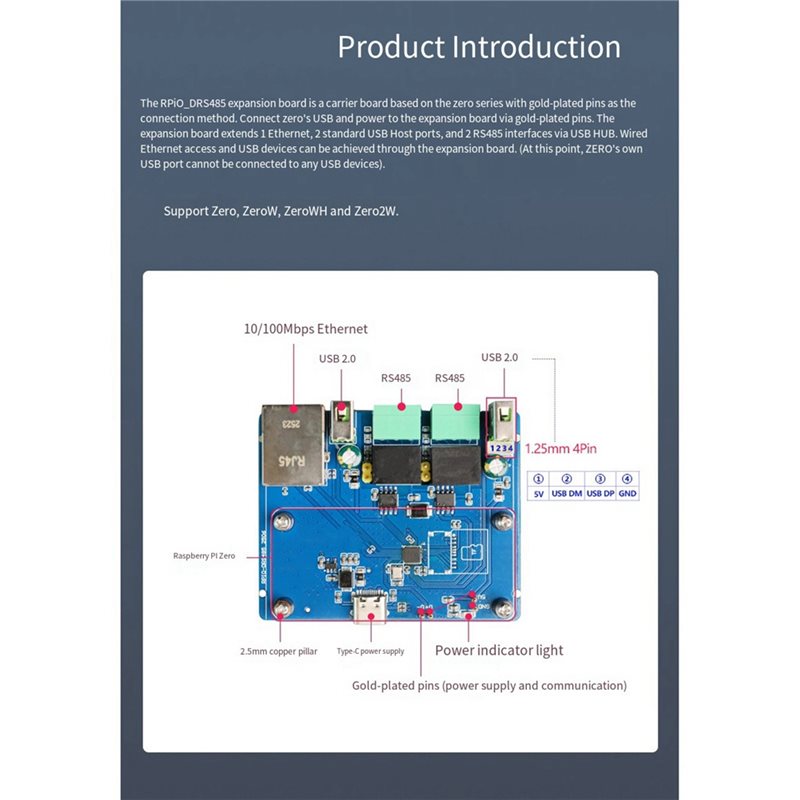 Carte d'extension pour Raspber - Pi Zero W Board avis et prix