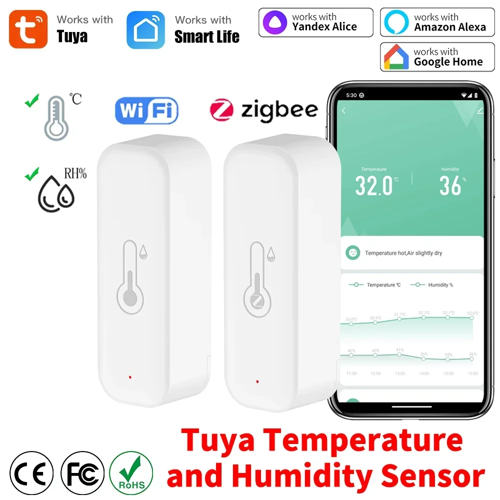 Tuya-Hygromètre intelligent Wi - Matter Hub Thread avis et prix