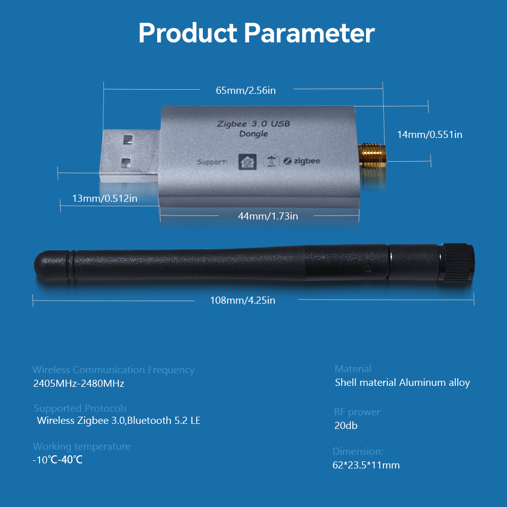 Nouveau Dongle USB Zigbee 3.0  - Zigbee Coordinator Stick avis et prix